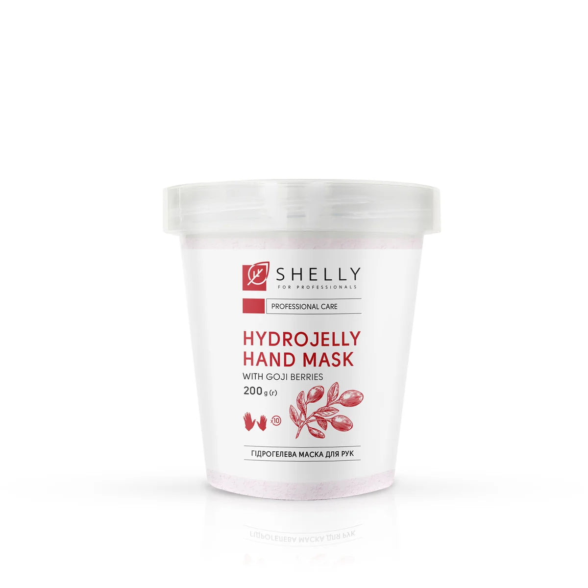 Shelly Hydrogélová maska na ruky s goji bobuľami, 200 g