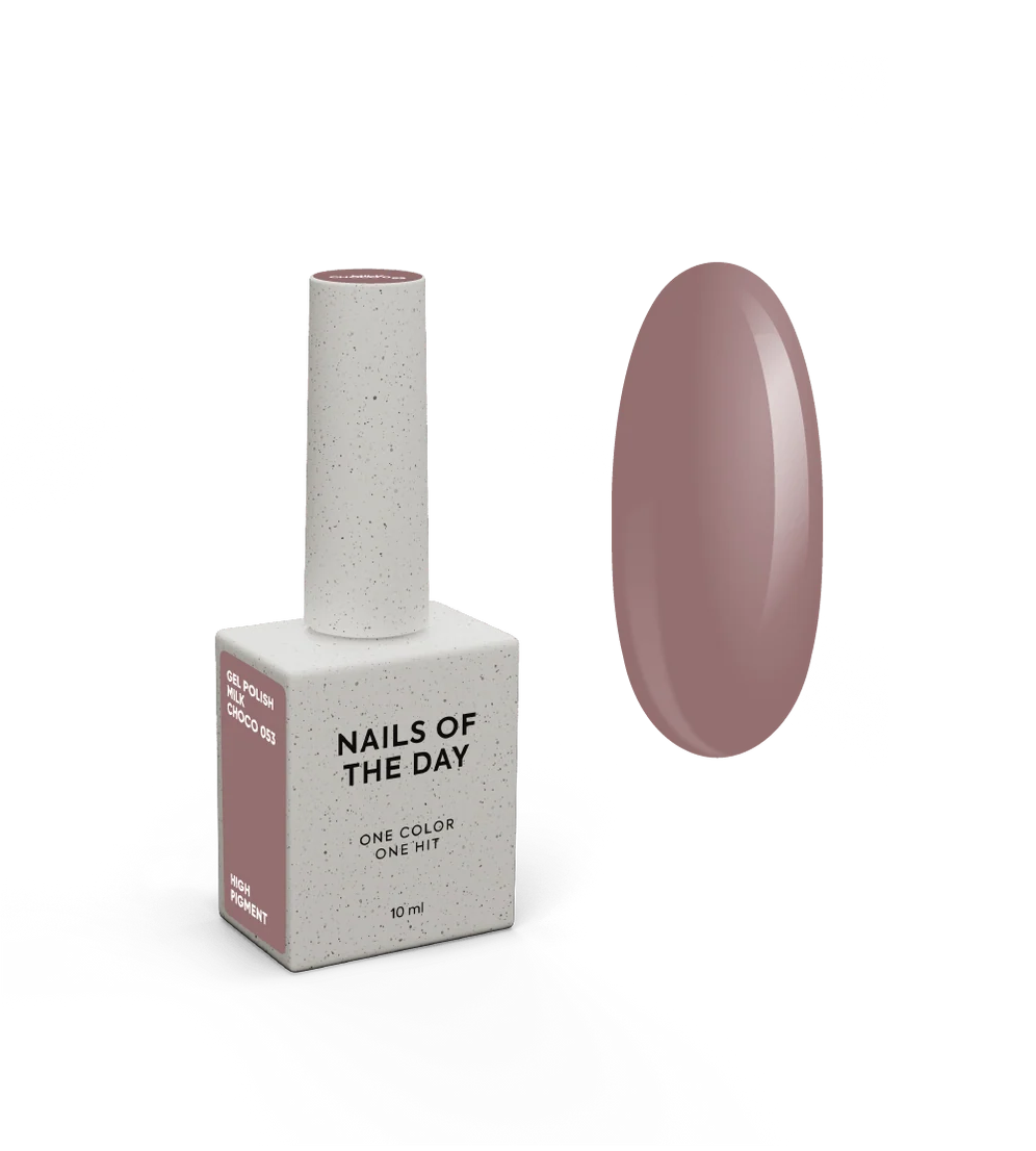 NAILSOFTHEDAY Gel Polish Milk Choco 053, 10 ml