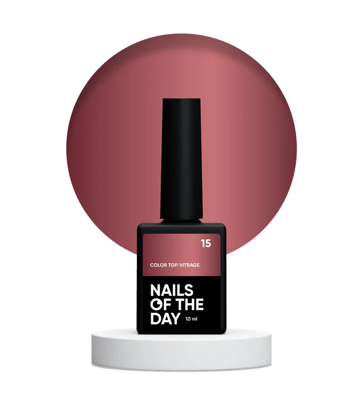NAILSOFTHEDAY Кольоровий топ/Вітраж 16 10 мл